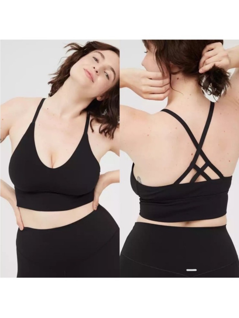 Aerie Offline Real Me Strappy
Back Sports Bra Sz S
